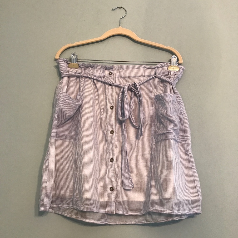aerie Paper Bag Waist Skirt